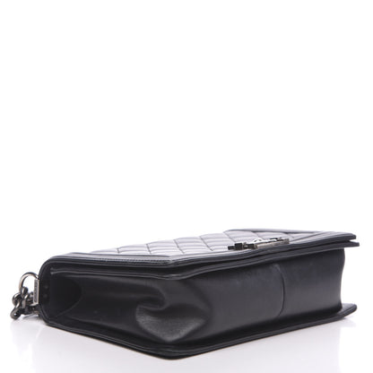 Chanel Calfskin Quilted New Medium Boy Flap Black 3 of 19