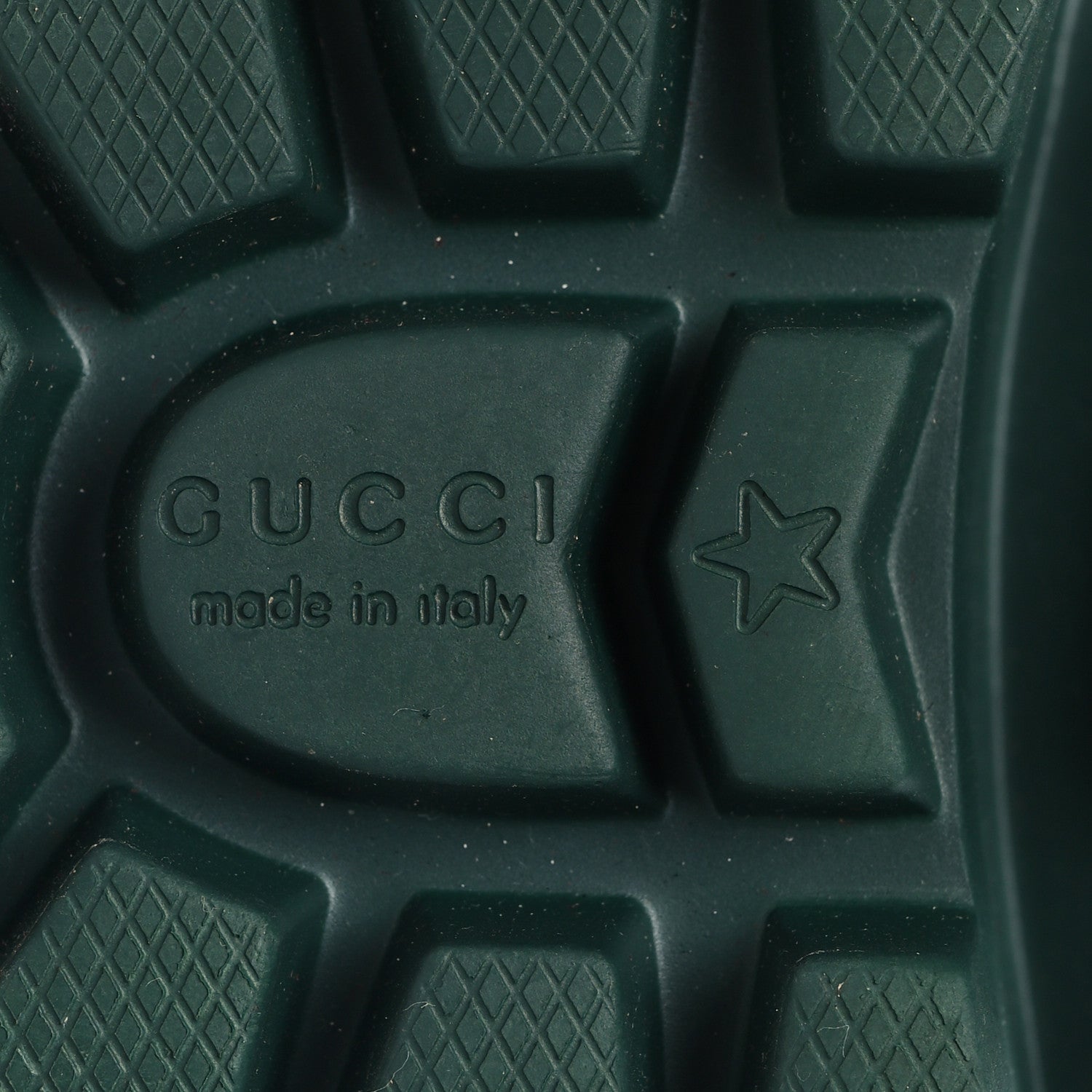 Gucci Rubber Womens Horsebit Ankle Boots 36 Vintage Green 8 of 9