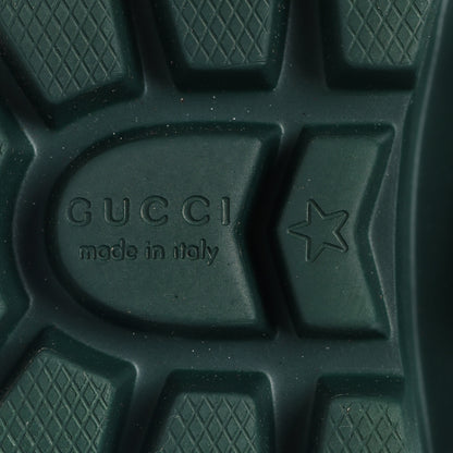 Gucci Rubber Womens Horsebit Ankle Boots 36 Vintage Green 8 of 9