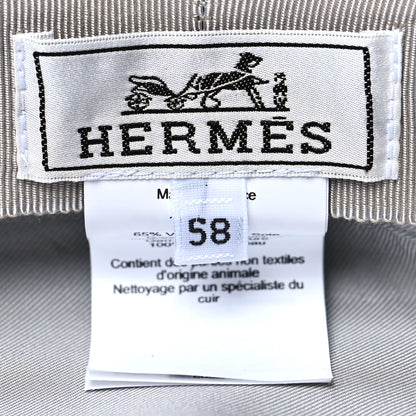 Hermes Cashmere Womens Deauville Cap 58 Lichen 7 of 7