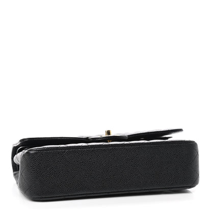 Chanel Caviar Quilted Medium Double Flap Black 4 of 9