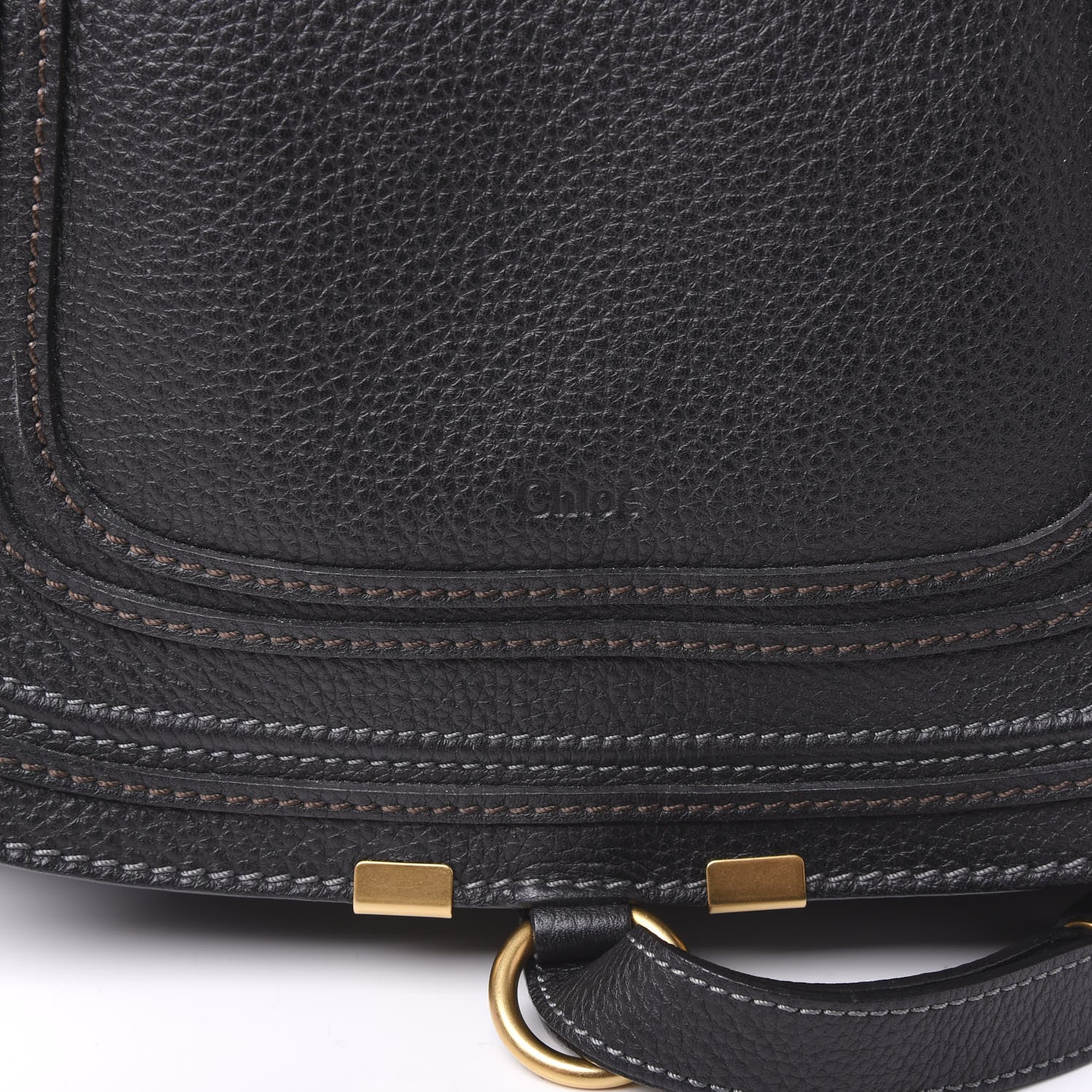 Chloe Calfskin Medium Marcie Satchel Black 7 of 9