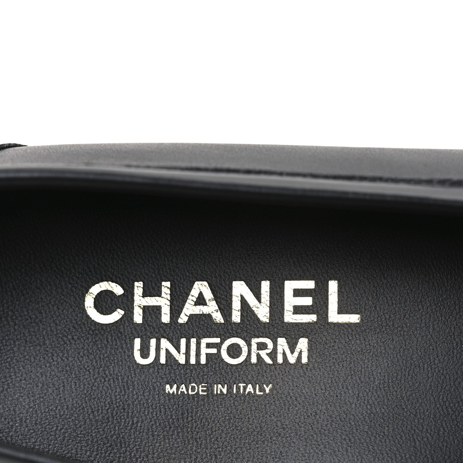 Chanel Lambskin Mens Stitched CC Loafers 43 Black 9 of 10