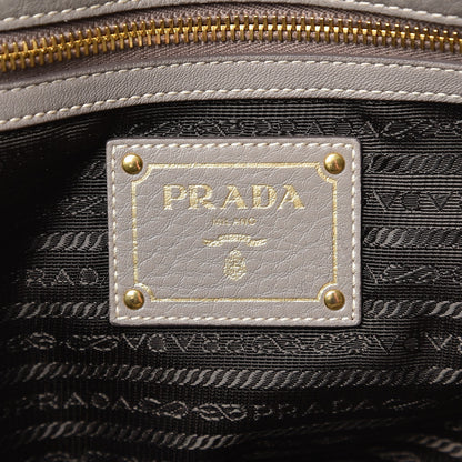 Prada Vitello Daino Tote Argilla 6 of 10