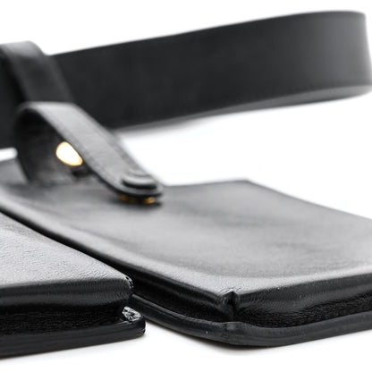 Fendi Vitello Glacier Utility Belt Pouch Black 11 of 21