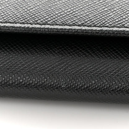 Prada Saffiano Lux Chain Wallet Black 10 of 12