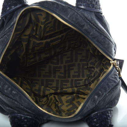 Fendi Nappa Nuvolata Spy Bowler Blueberry 4 of 13