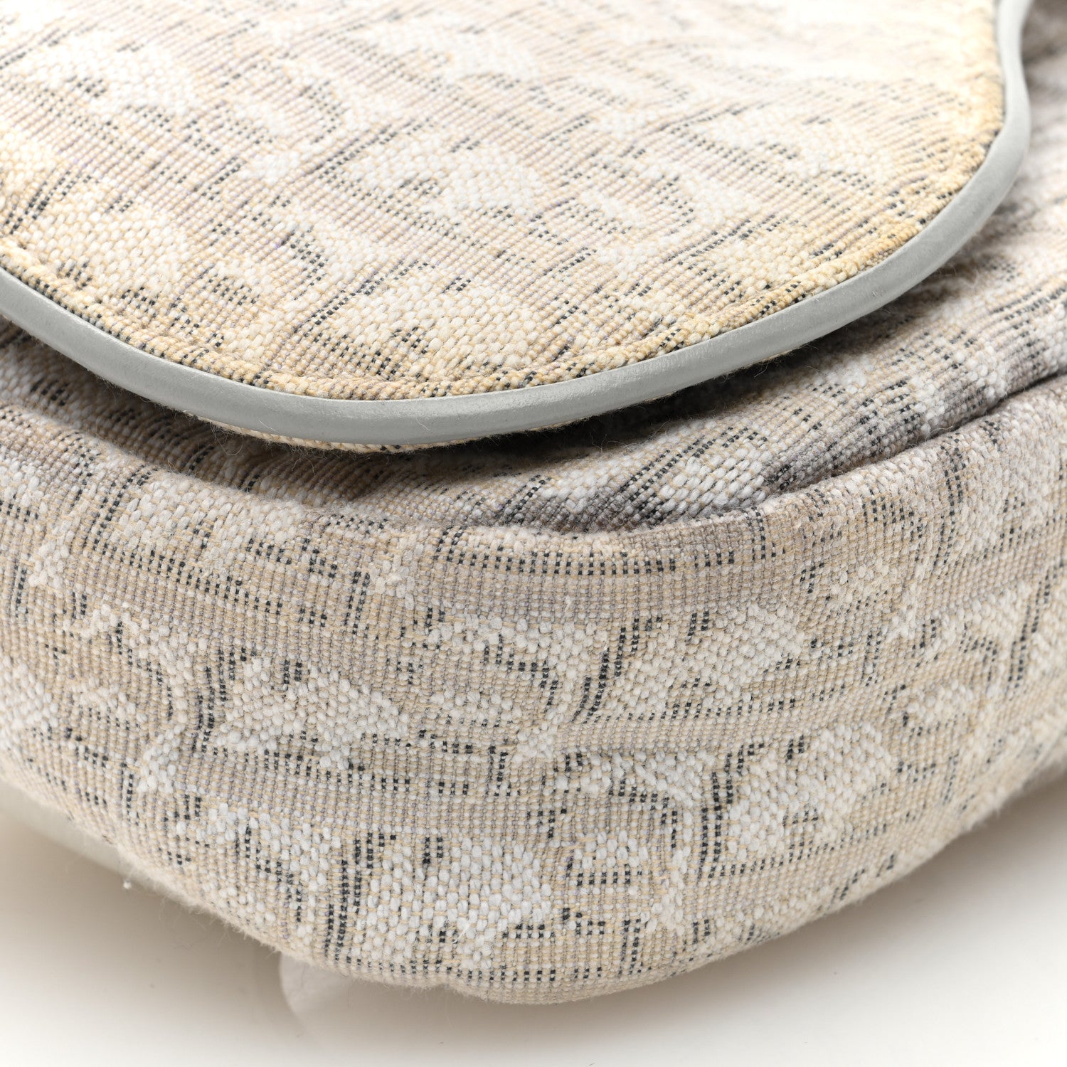 Christian Dior Oblique World Tour Saddle Belt Bag Grey 8 of 12