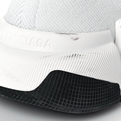 Balenciaga Technical 3D Recycled Knit Bi-Color Sole Womens Speed 2.0 Sneakers 35 White Black 8 of 10
