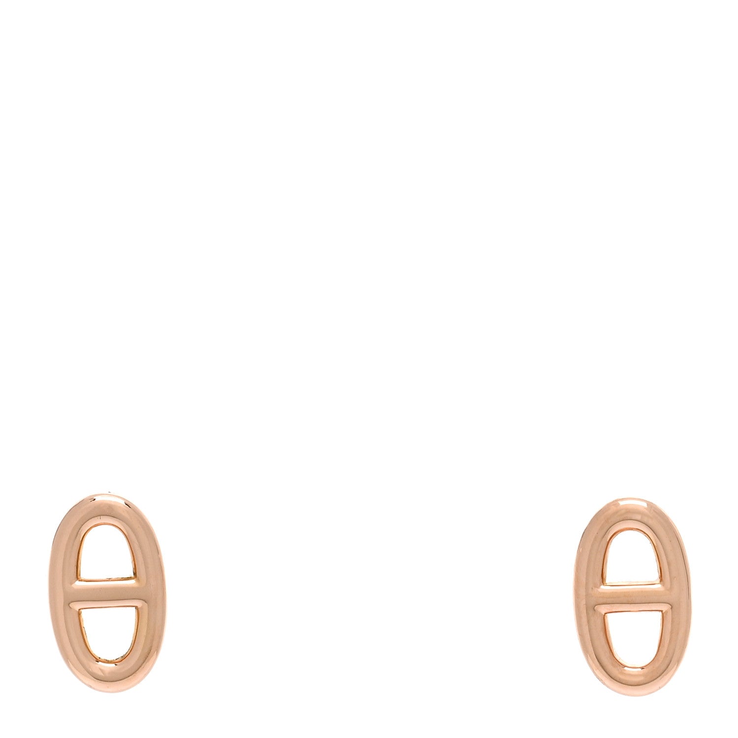 Hermes 18K Rose Gold TPM Farandole Stud Earrings 1 of 5