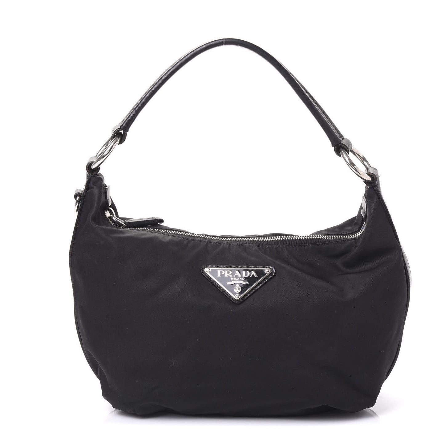 Tessuto Nylon Sport Shoulder Bag Black