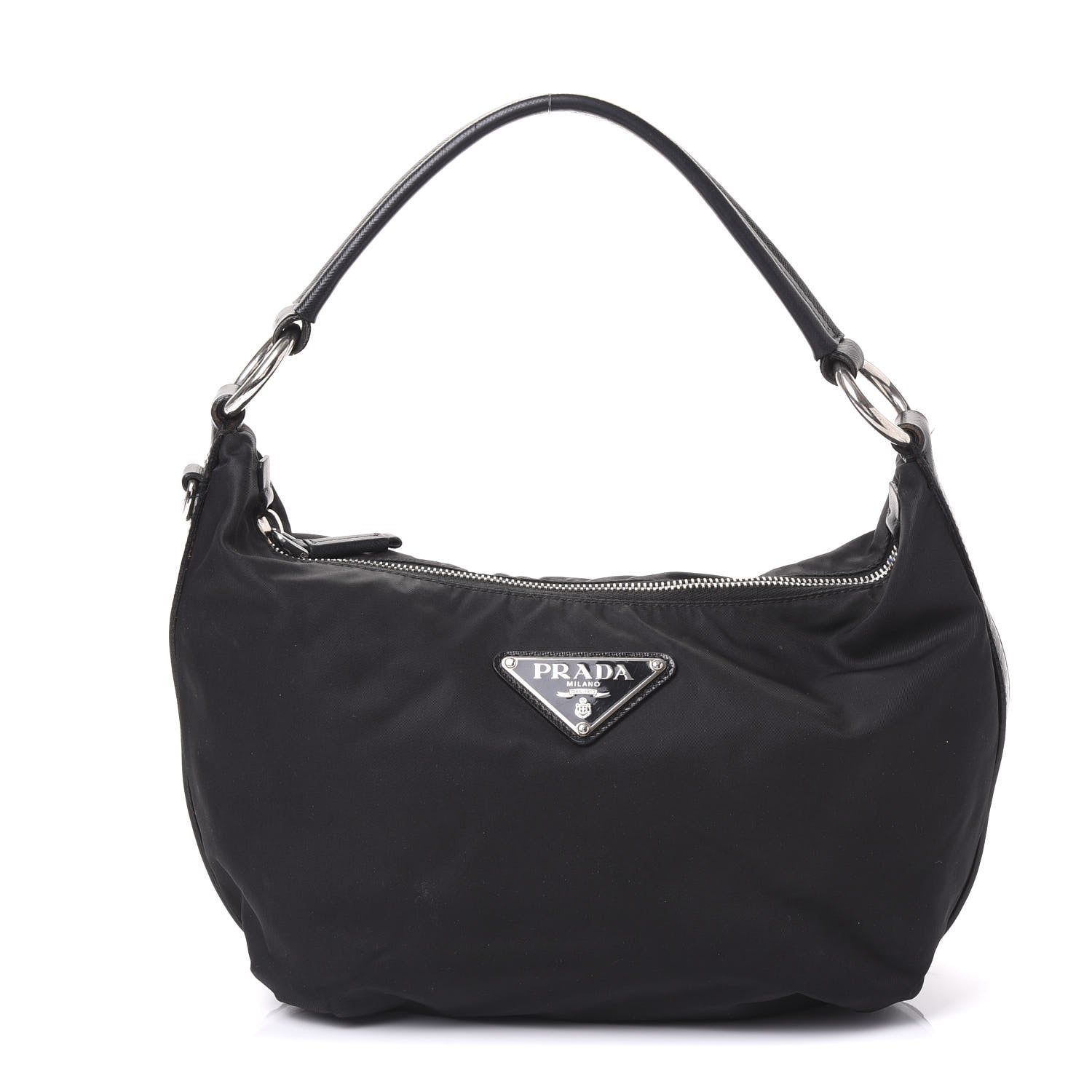 Prada Tessuto Nylon Sport Shoulder Bag Black 1 of 12