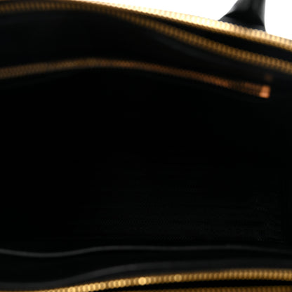 Prada Saffiano City Calfskin Paradigme Bag Black 5 of 9