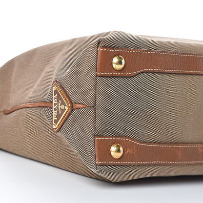 Prada Jacquard Logo Hobo Corda Cuoio 5 of 17