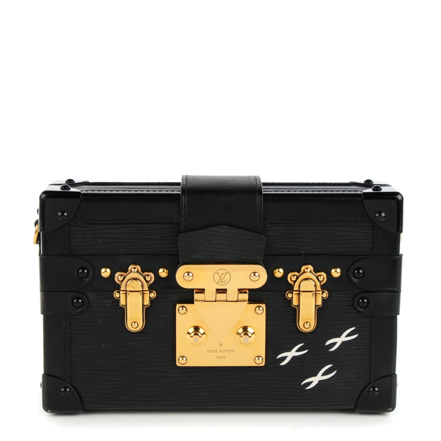 Louis Vuitton Epi Petite Malle Black 1 of 7