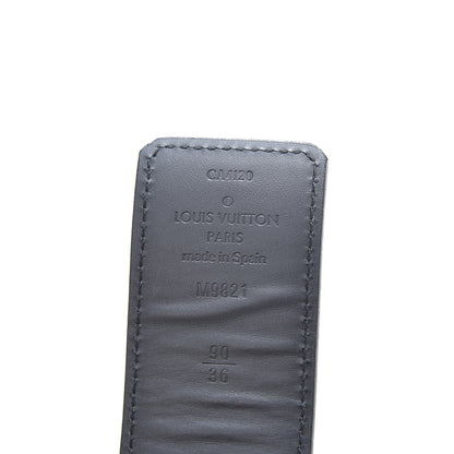 Louis Vuitton Calfskin Monogram 40mm LV Initiales Reversible Belt 90 36 Black 3 of 9
