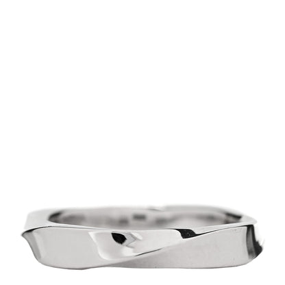 Graff 18K White Gold 3.5mm Laurence Graff Spiral Band Ring 47 4 3 of 6