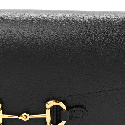 Gucci Calfskin Horsebit 1955 Shoulder Bag Black 8 of 11