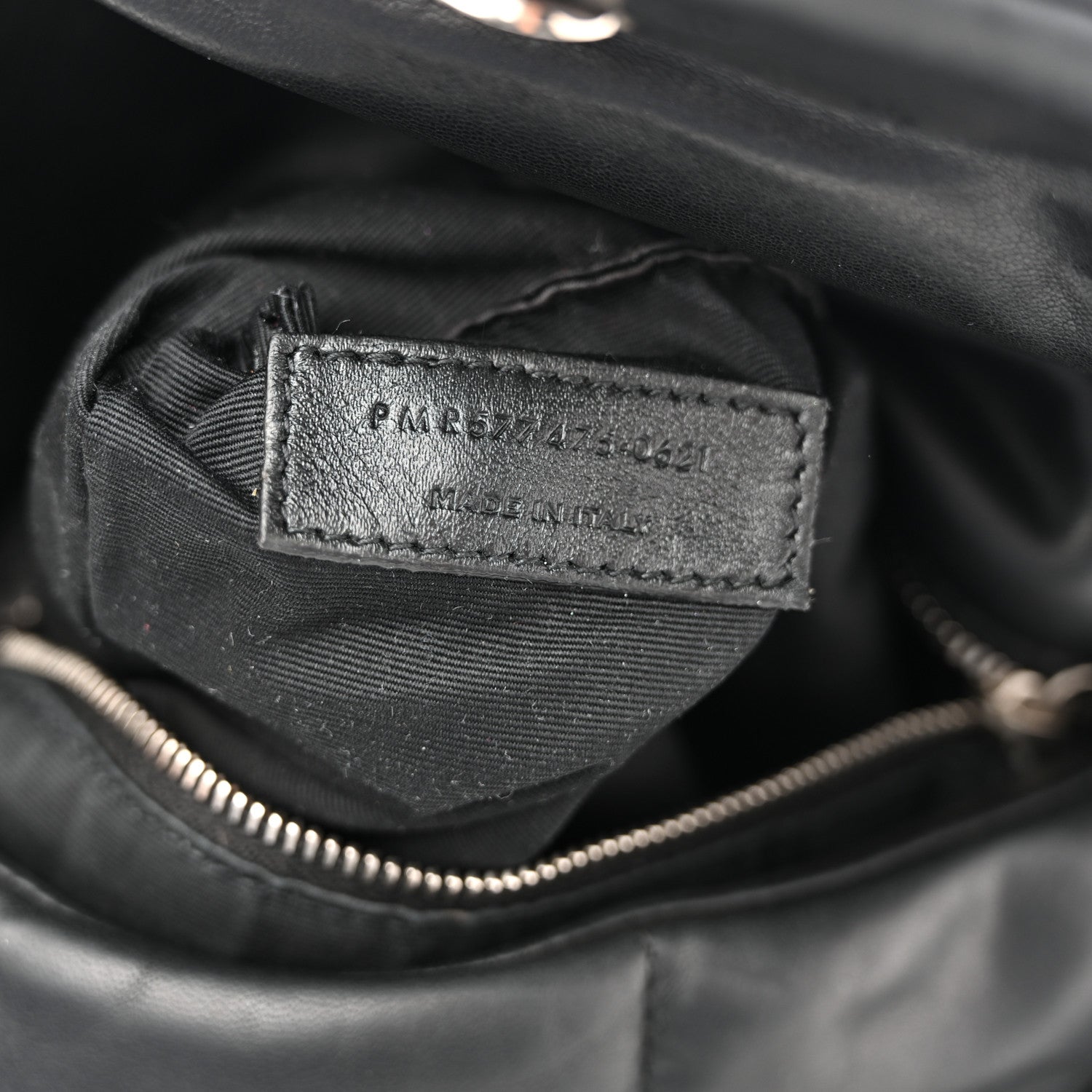 Saint Laurent Lambskin Quilted Medium Loulou Puffer Monogram Chain Satchel Black 7 of 11