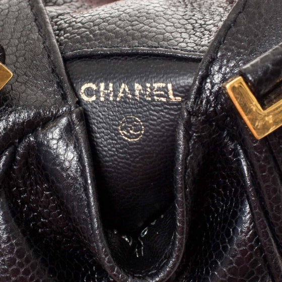 Chanel Caviar Cell Phone Case Messenger Black 8 of 8