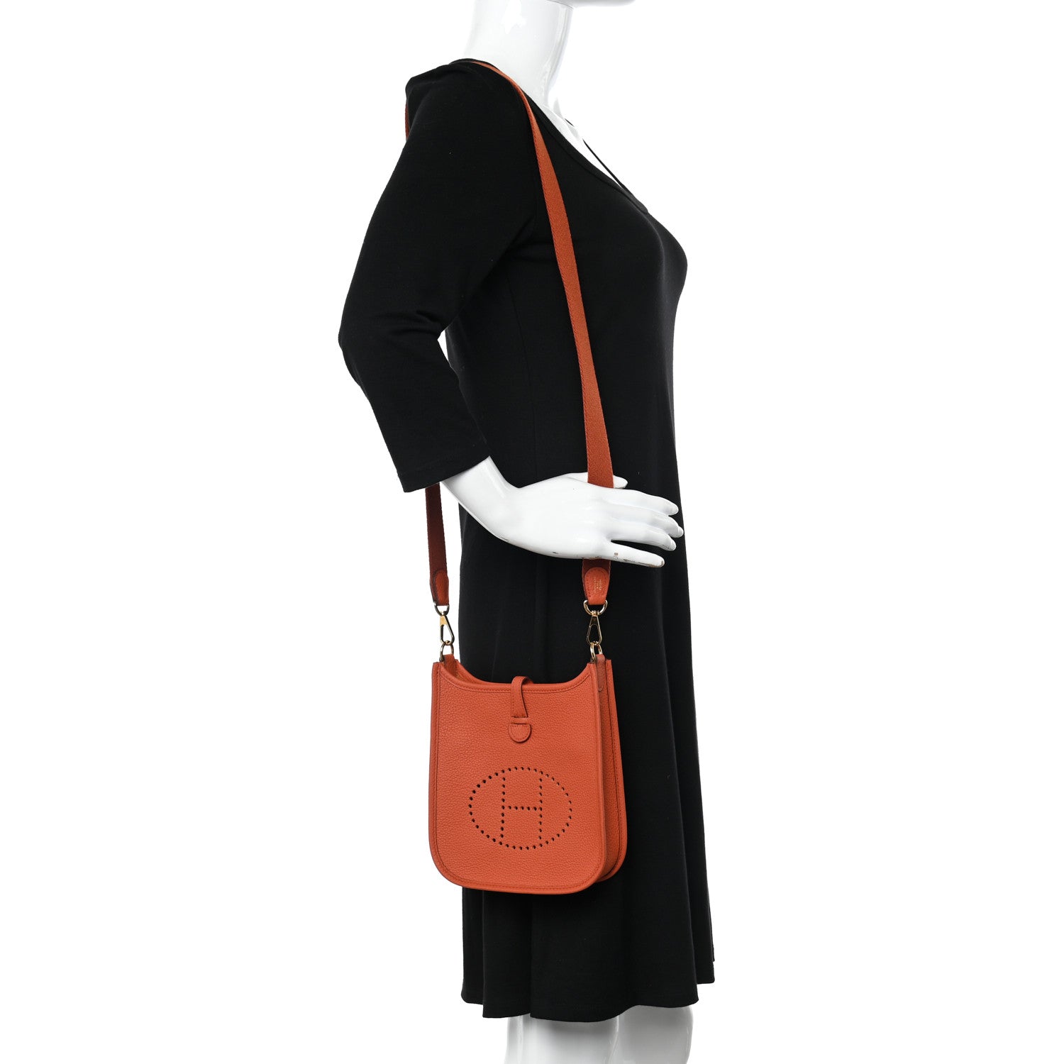 Hermes Taurillon Maurice Evelyne TPM Terre Battue Cuivre 2 of 11