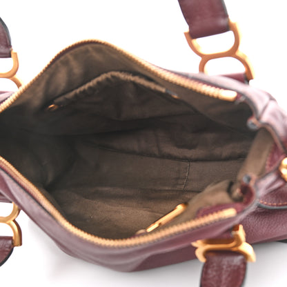 Chloe Calfskin Medium Marcie Satchel Wild Purple 5 of 10