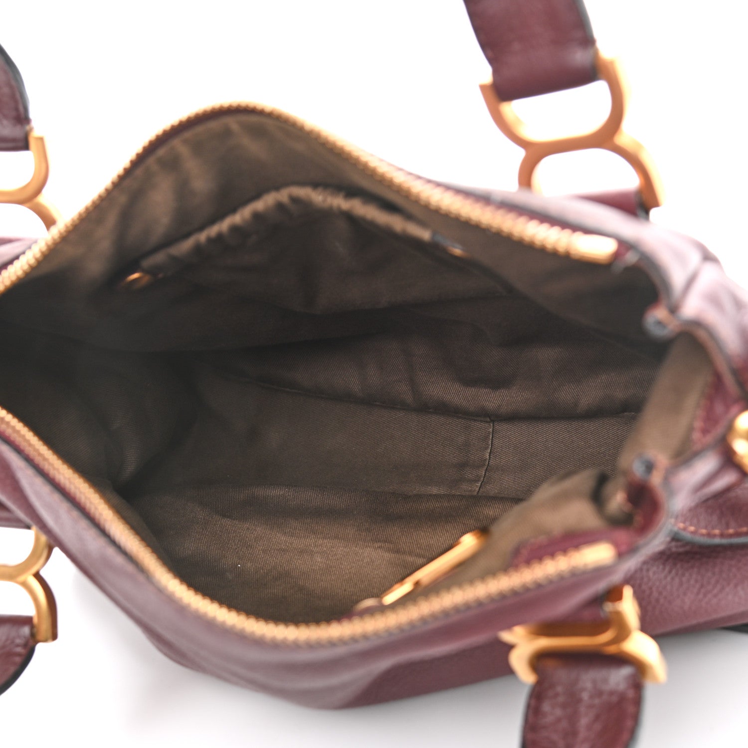 Chloe Calfskin Medium Marcie Satchel Wild Purple 5 of 10
