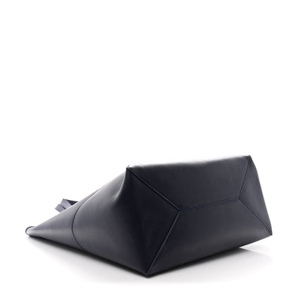 Loewe Shiny Calfskin XL Puzzle Fold Tote Abyss Blue 4 of 10