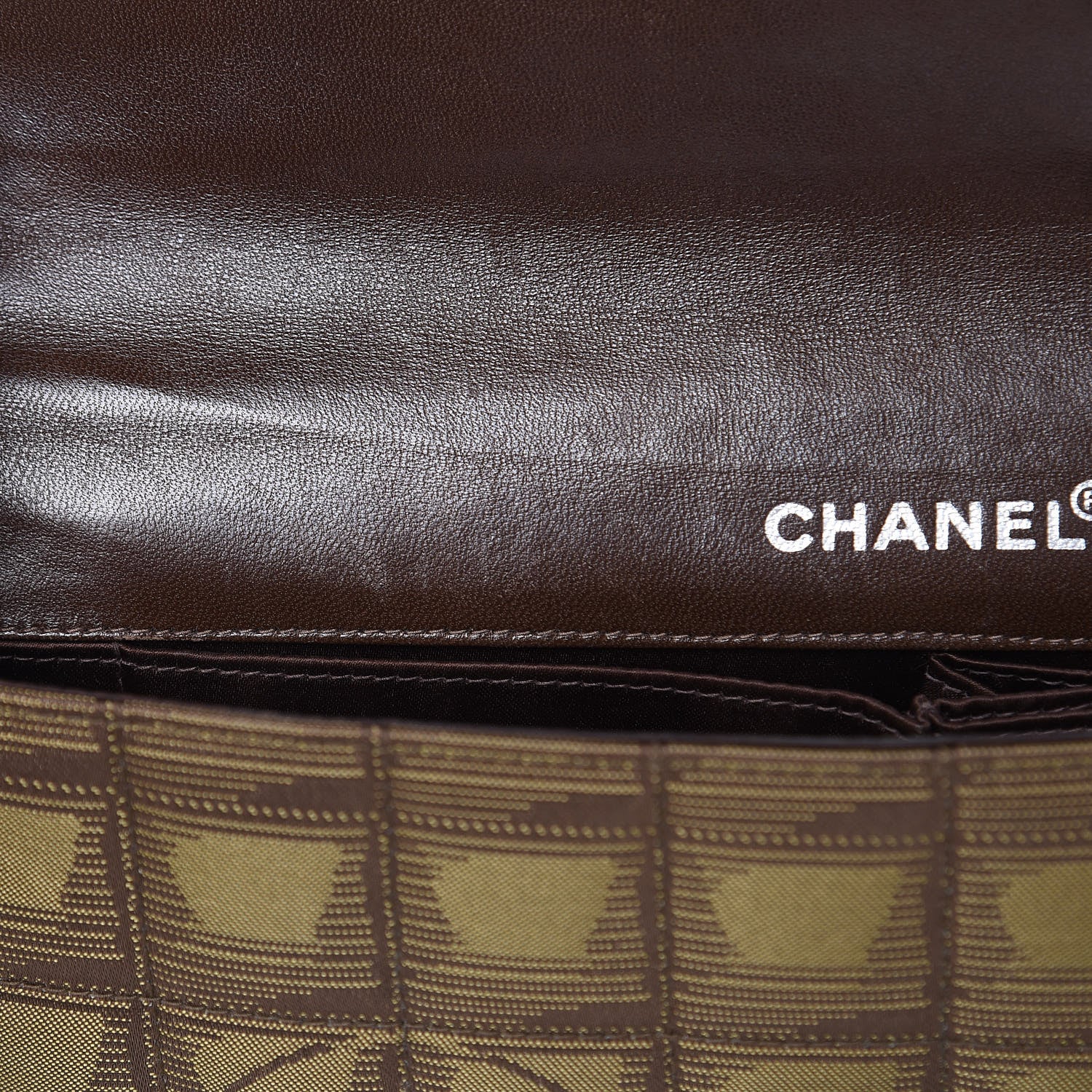 Chanel Nylon Travel East West Flap Brown 9 of 10