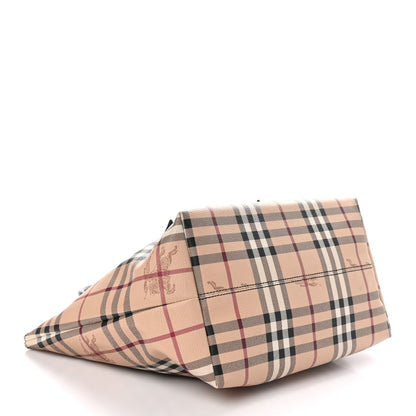 Burberry Haymarket Check Small Salisbury Tote Chocolate 4 of 14