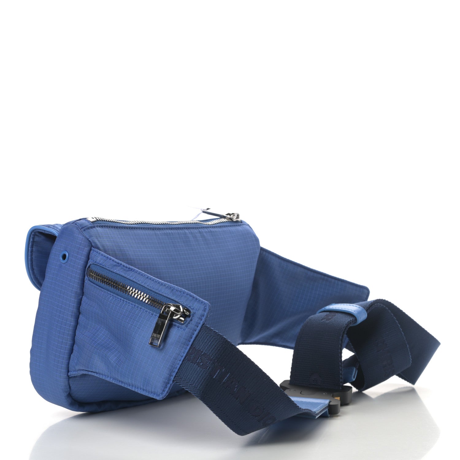 Christian Dior Nylon Saddle Belt Bag Blue 3 of 10