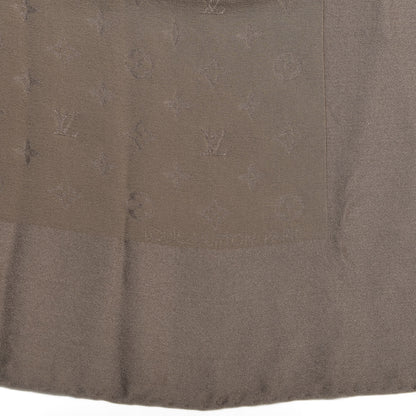 Louis Vuitton Silk Monogram Monaco Square Scarf Brown 2 of 3
