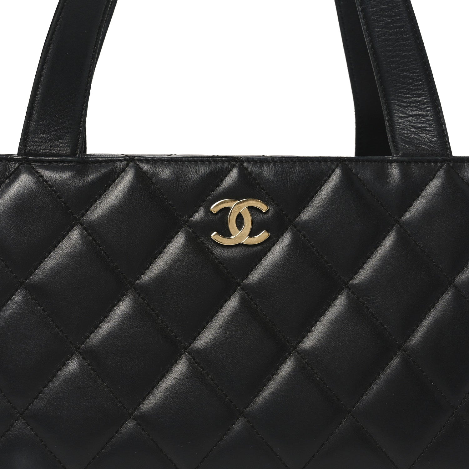 Chanel Lambskin Quilted Shoulder Bag Black 8 of 11