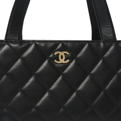 Chanel Lambskin Quilted Shoulder Bag Black 8 of 11