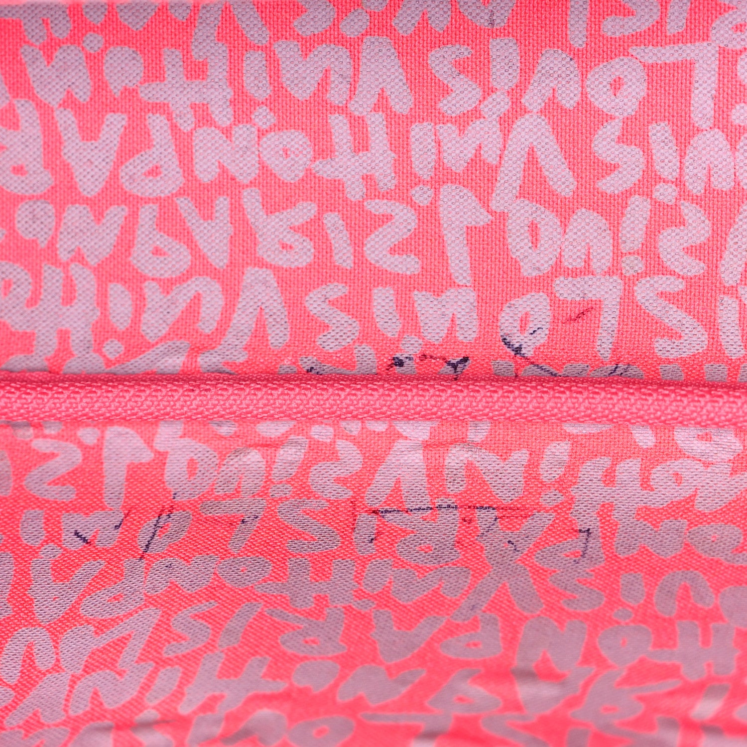 Louis Vuitton Monogram Graffiti Neverfull GM Fuchsia 9 of 9