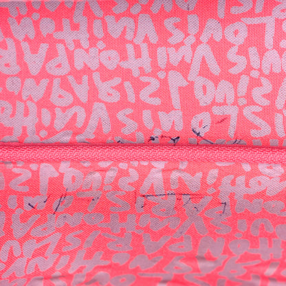 Louis Vuitton Monogram Graffiti Neverfull GM Fuchsia 9 of 9