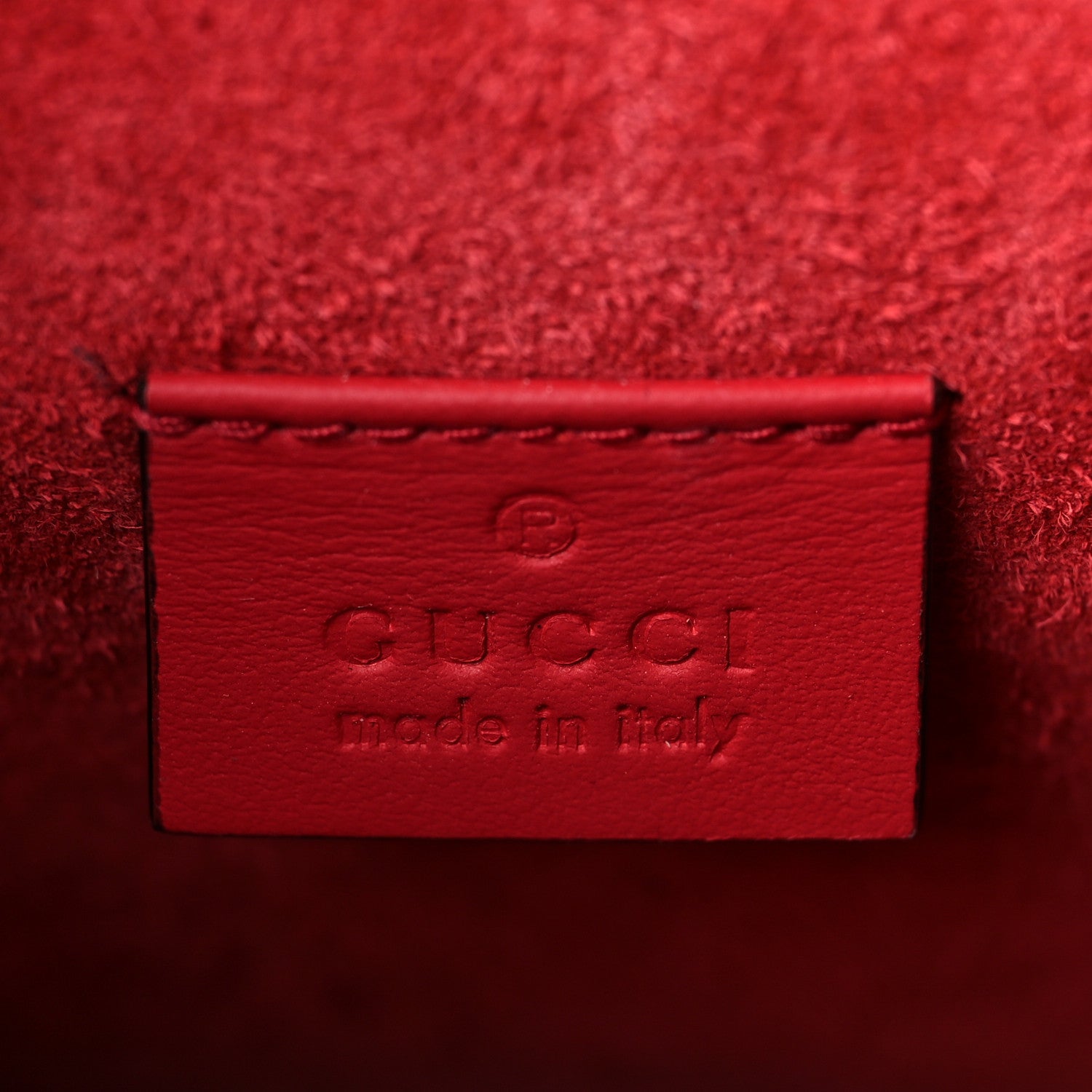 Gucci GG Supreme Monogram Suede Mini Dionysus Shoulder Bag Beige Ebony Vulcanic Red 6 of 9