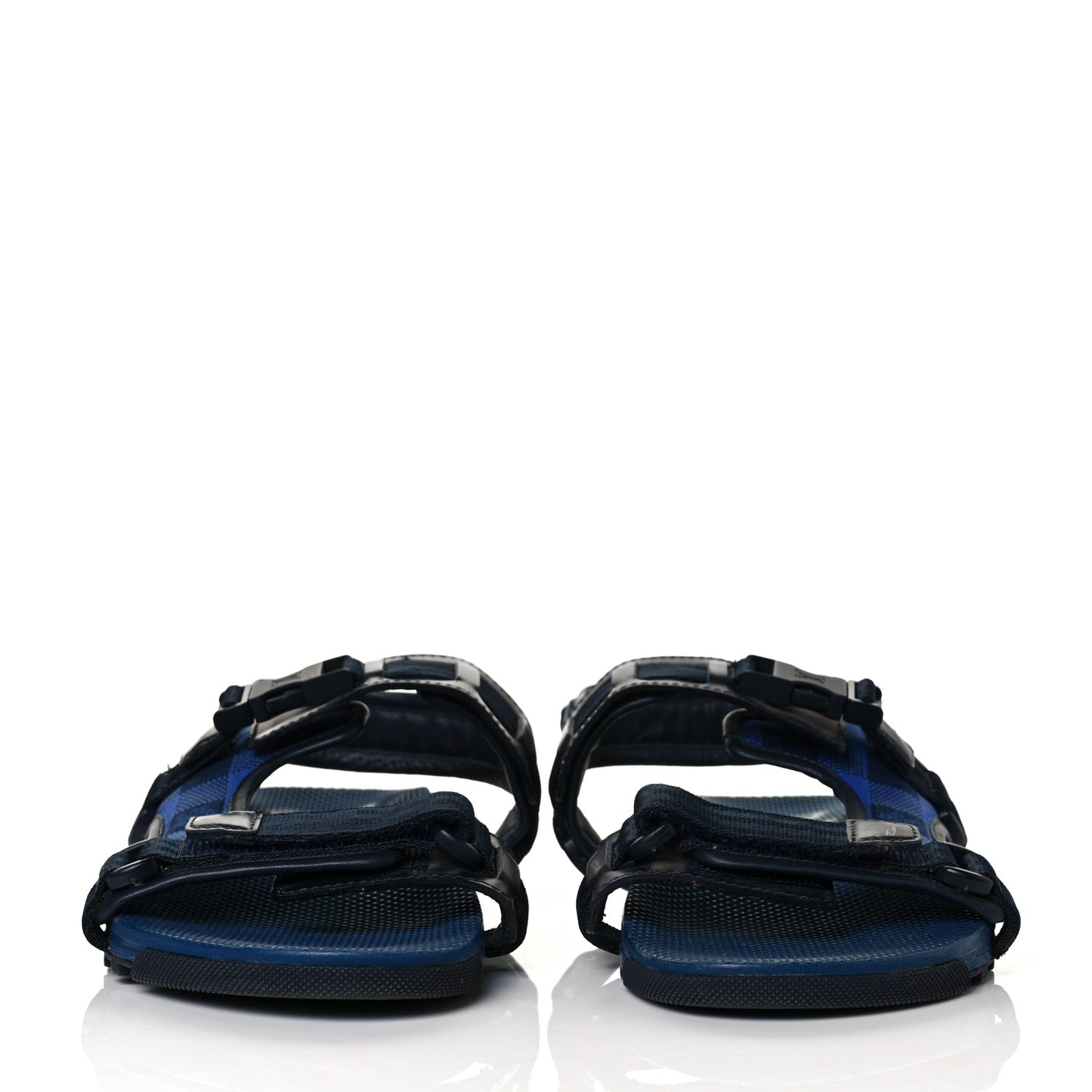 Damier Graphite Sandals 8 Navy