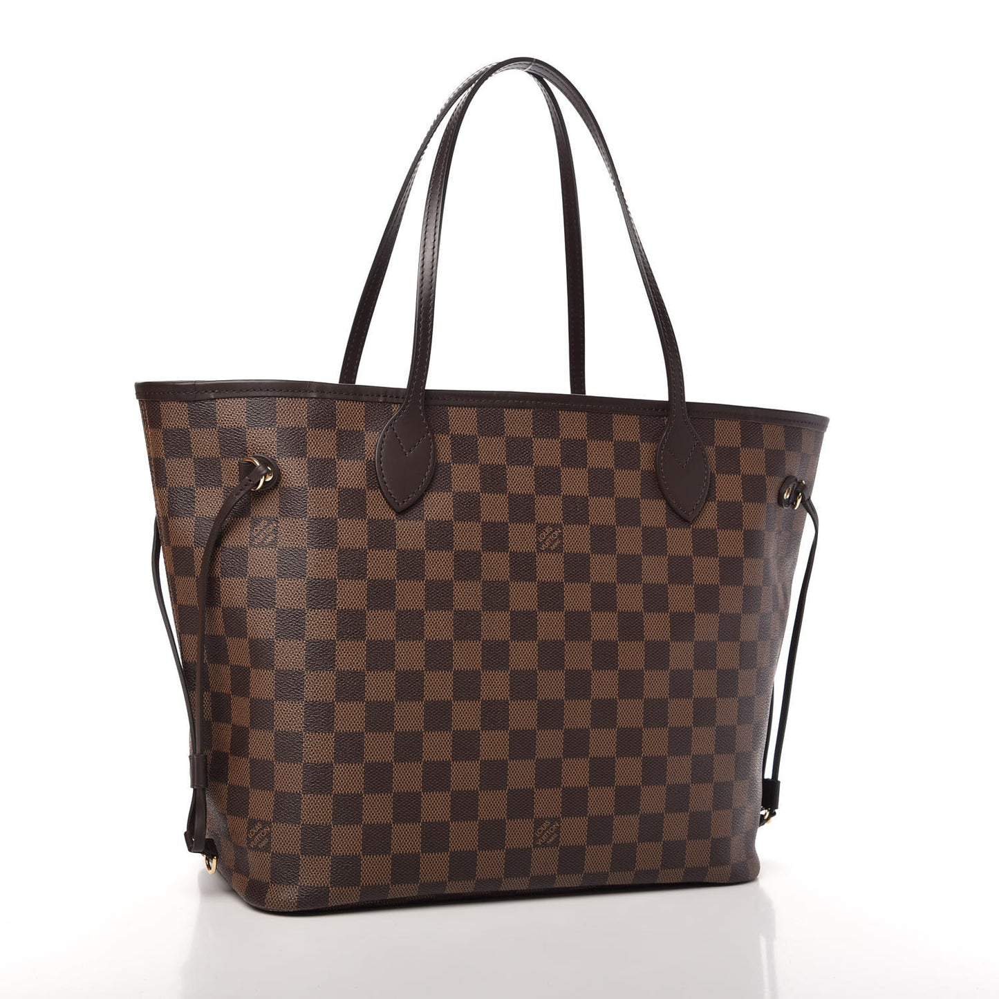 Damier Ebene Neo Neverfull MM Rose Ballerine