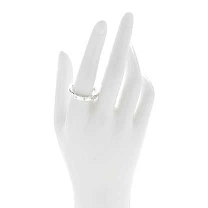 Tiffany Sterling Silver 3 Diamond 1837 Ring 48 4.5 2 of 4