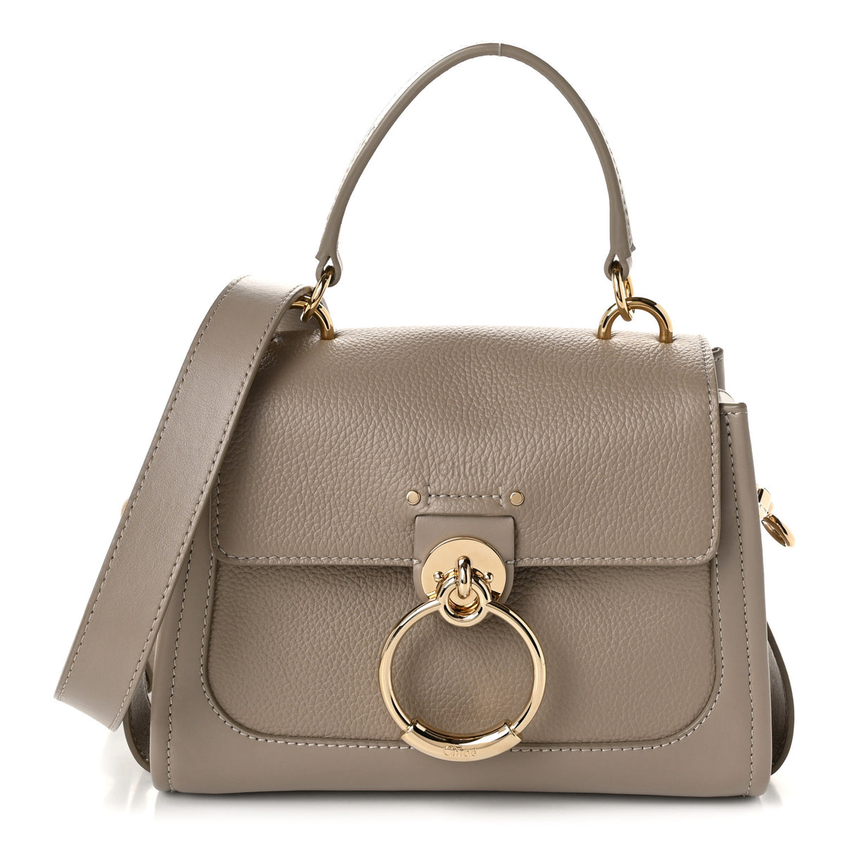 Calfskin Mini Tess Day Bag Motty Grey