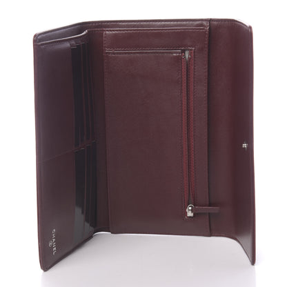 Chanel Caviar Timeless CC Large Flap Wallet Burgundy 5 of 10