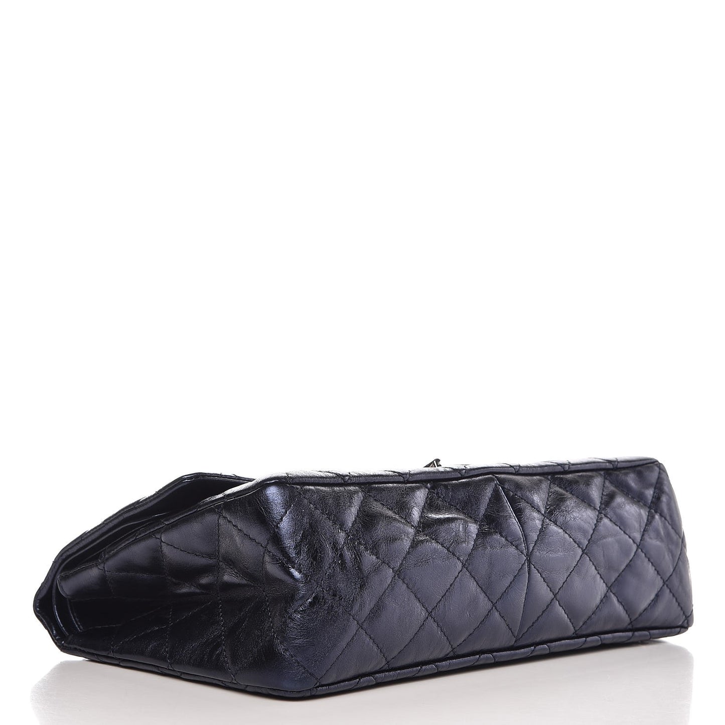 Metallic Aged Calfskin 2.55 Reissue Flap 227 Blue