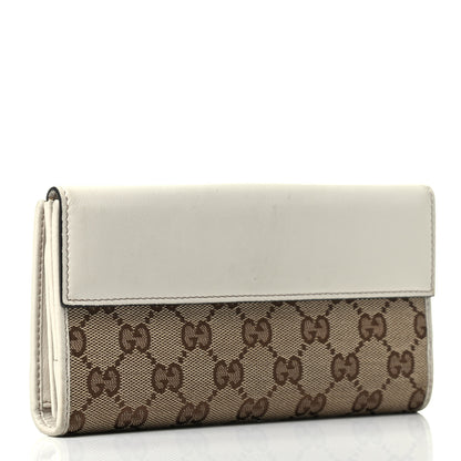 Gucci Monogram Heart Continental Wallet Off White 2 of 3