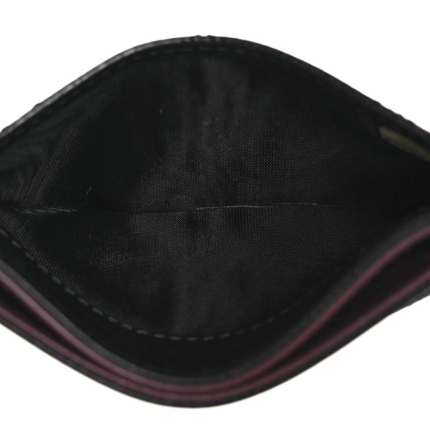 Caviar Quilted Card Holder Black