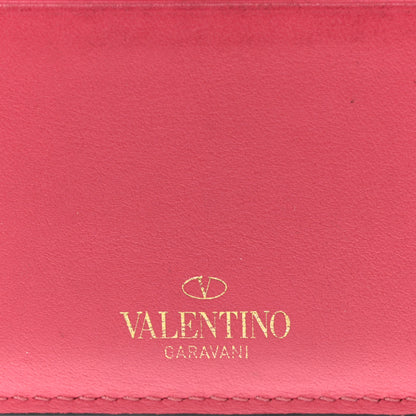 Valentino Garavani Vitello Rockstud Card Holder Shadow Pink 6 of 12