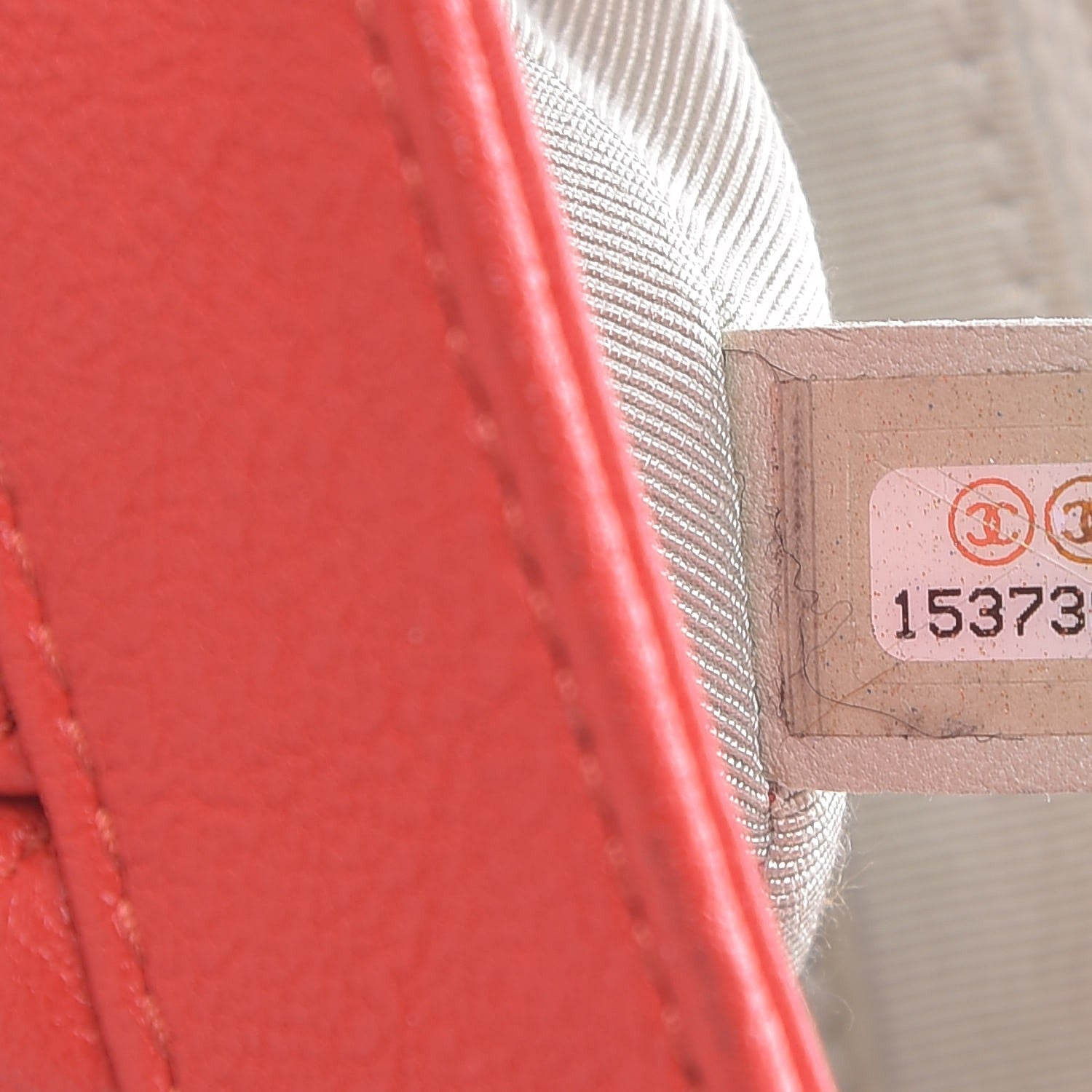 Chanel Washed Lambskin Quilted Mini Chain Around Flap Red 7 of 7