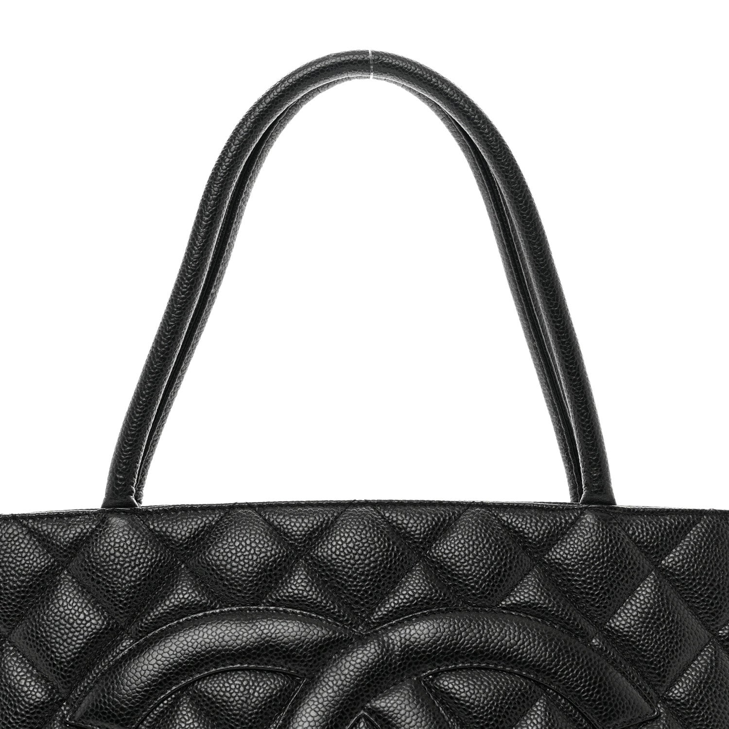 Chanel Caviar Quilted Medallion Tote Black 5 of 10