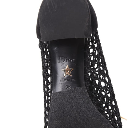 Christian Dior Suede Resille Naughtily-D 30mm Ankle Boots 38 Black 6 of 9