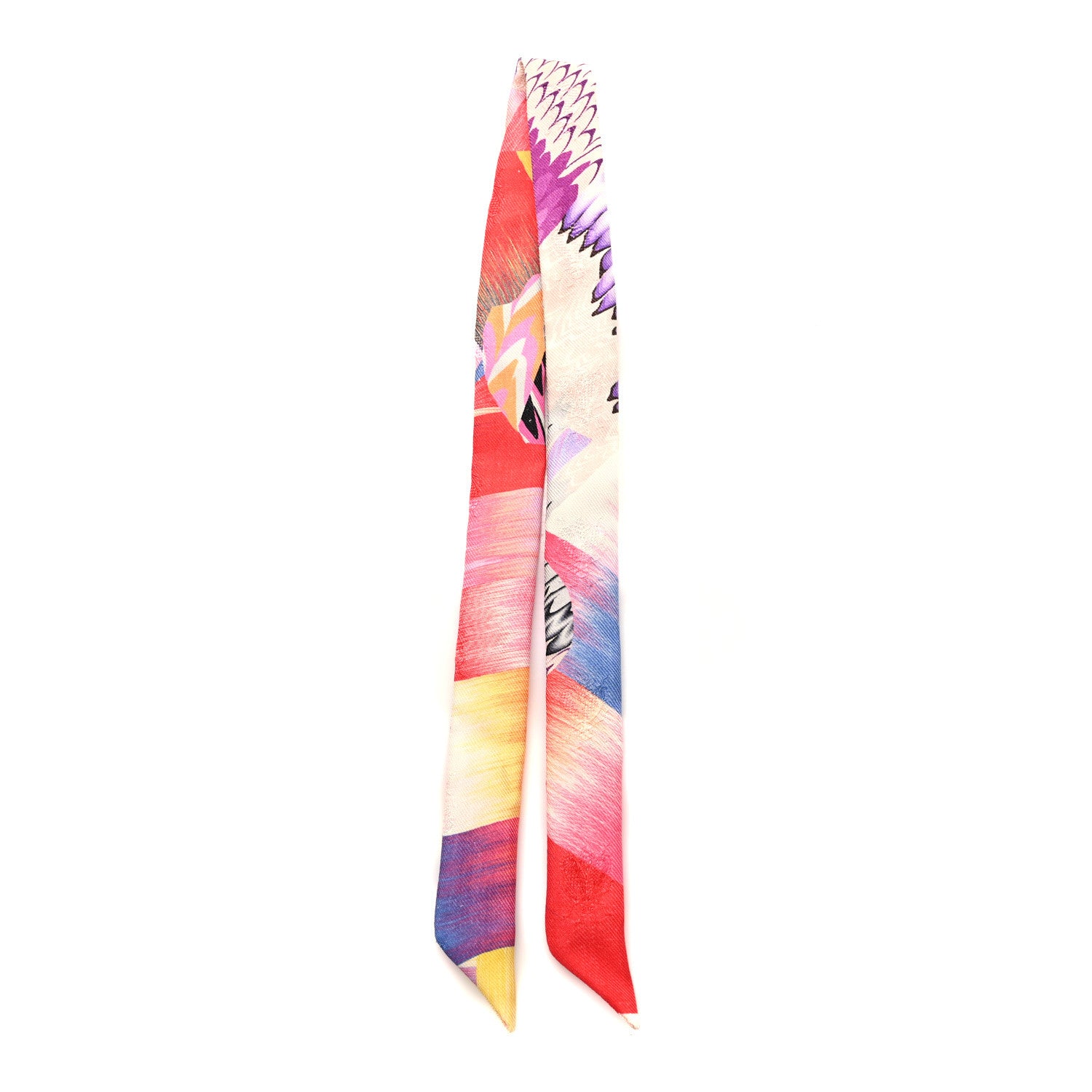 Hermes Silk Marble Doll Twilly Rose Multicolor 3 of 3
